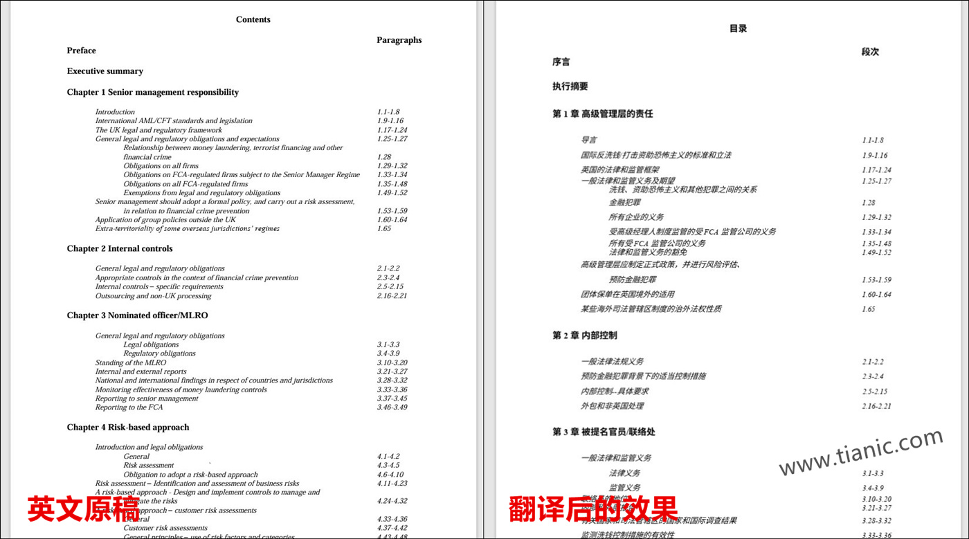 PDF格式文件无损保留原格式中英文翻译